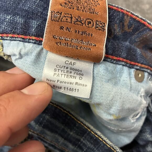 Catch A Fire Bootcut Leg Jeans Women's 26 Blue Low Rise New Forever Rinse Pants - Picture 6 of 15